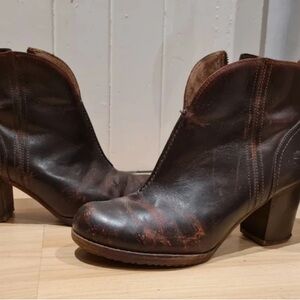 Timberland Dark Brown Heeled Boots